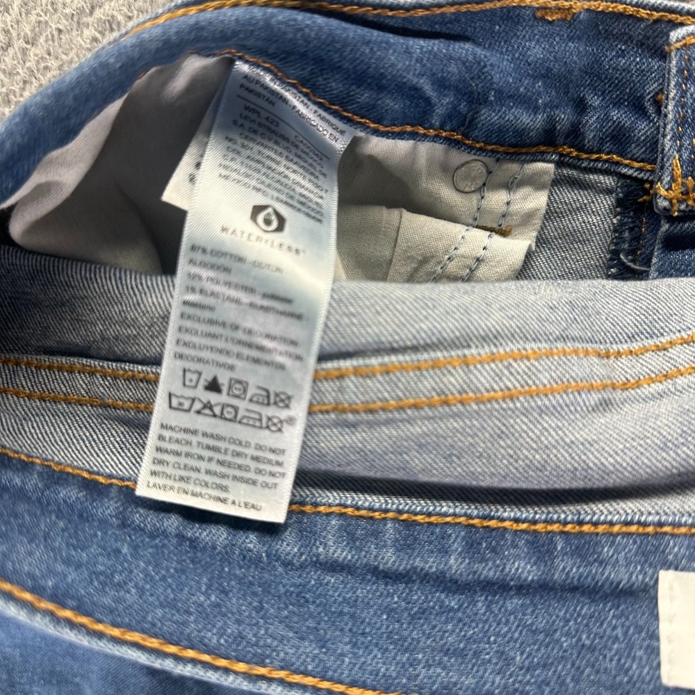 Denizen From Levi's Jeans Womens 10 Blue Cotton Denim Boyfriend Workwear Stretch - Picture 7 of 12